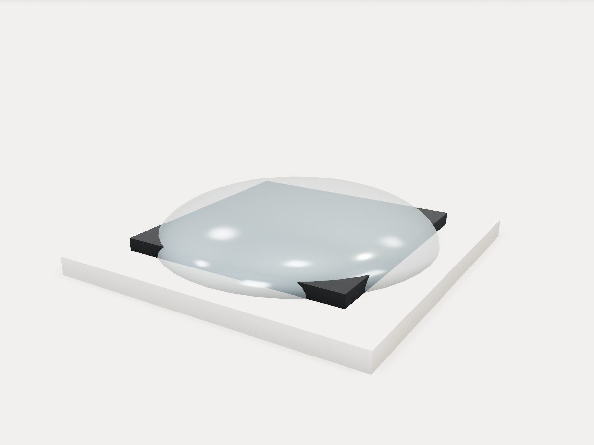 Claraboya ventilada 40 × 40